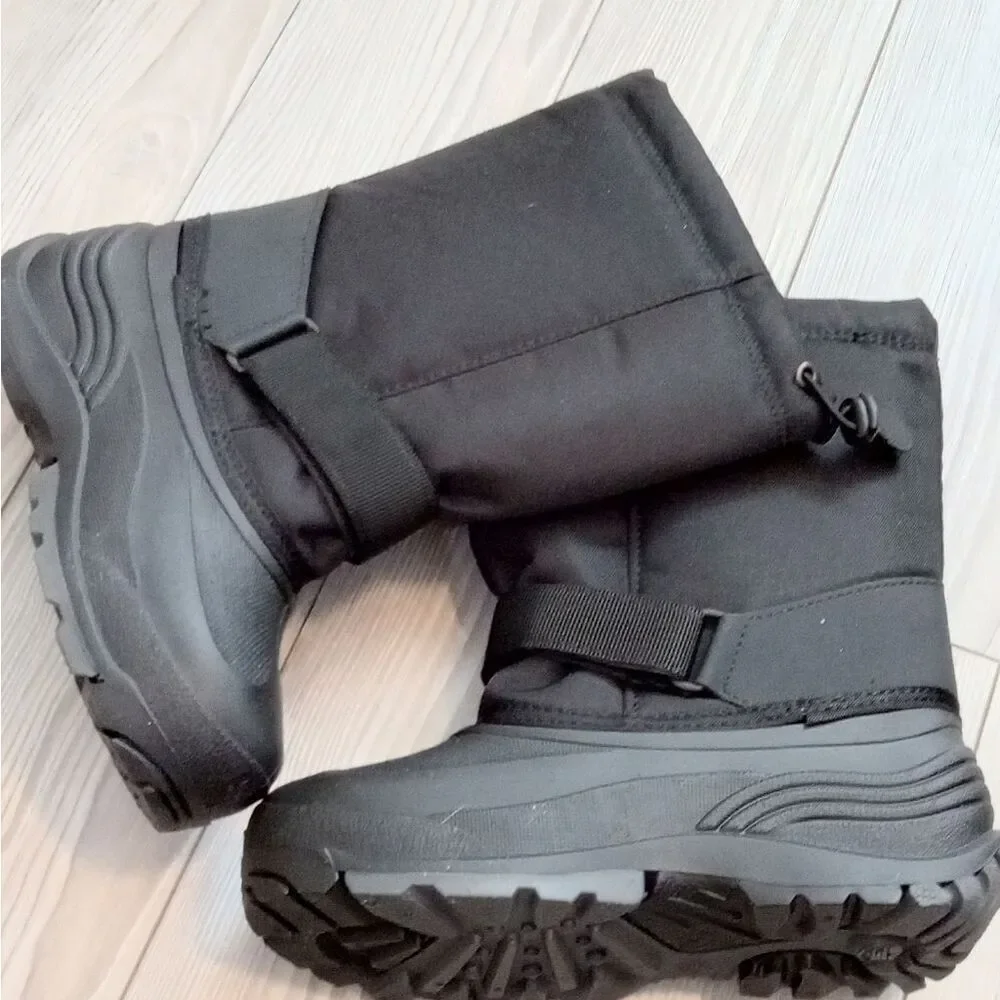 (T-4475)  Kid's Kamik Rocket Insulated Snow Boots Sz 4